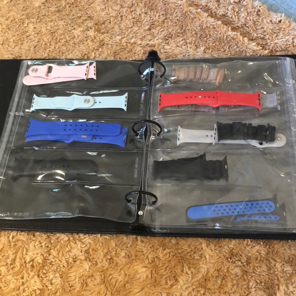 Apple 42mm watch bands and case